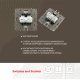 Розетка RJ45 Arte Milano 217.45-2.shampan