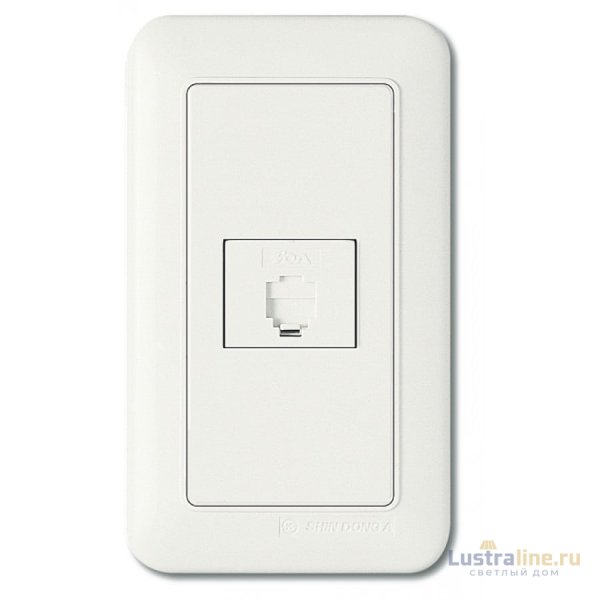 Розетка компьютерная SHIN DONG-A WST 1427 WH