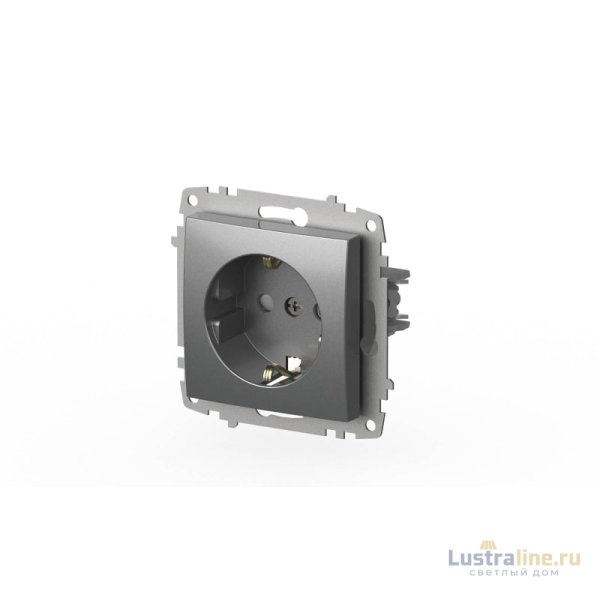Розетка с заземлением и защитой от детей ELBI Zena Vega 609-011000-243