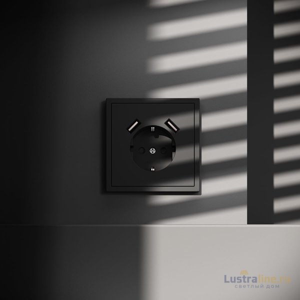 Розетка с USB, А+А Voltum S70 VLS040408