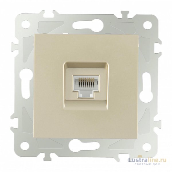 Розетка RJ45 Arte Milano 203.45-1.shampan