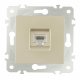 Розетка RJ45 Arte Milano 203.45-1.shampan