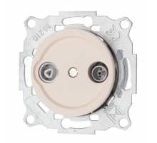 Розетка TV/R-SAT проходная Bironi Шедель Бриз B3-304-24M