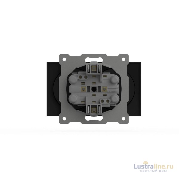 Розетка двухместная без заземления ELBI Zena Vega 609-014800-908 Розетка двухместная без заземления ELBI Zena Vega 609-014800-908