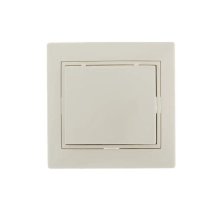 Розетка с/з с крышкой Lezard Mira 701-0303-123B