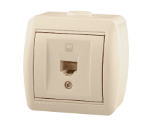 Розетка компьютерная Lezard Nata 710-0300-139