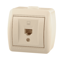 Розетка компьютерная Lezard Nata 710-0300-139
