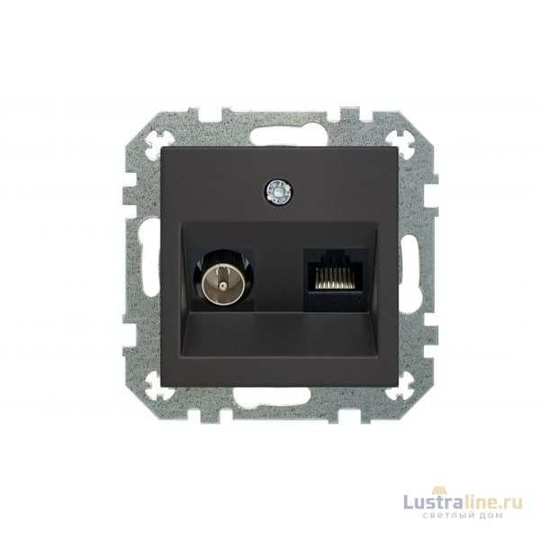 Розетка телевизионная и компьютерная (TV+Rj45) Liregus Epsilon 29-234