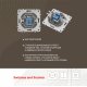 Розетка телефонная RJ11 Arte Milano 202.51-1.silver