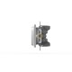 Розетка двухместная с заземлением ELBI Zena Vega 609-015600-907
