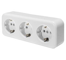 Розетка 3-местная Stekker PST16-51-20 (RA 16-343-Б) 39697