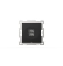 Розетка USB 5V 2,1A 2-я ELBI Zena Vega 609-014800-143