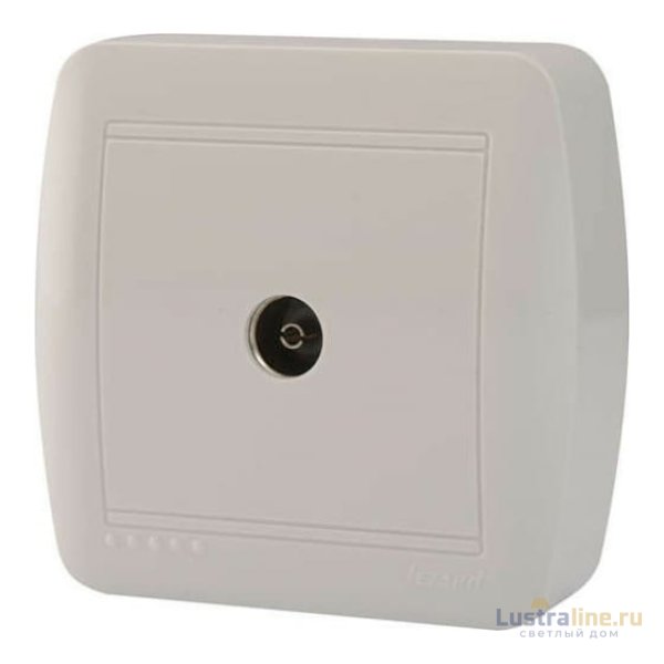 Розетка ТВ проходная Lezard Demet 711-0200-129