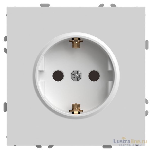 Розетка 1-местная с защитной шторкой Stekker RST16-5110-01 Эмили 49880
