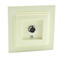 Розетка TV концевая с экраном Mono Electric Despina крем 102-170005-138 Розетка TV концевая с экраном Mono Electric Despina крем 102-170005-138