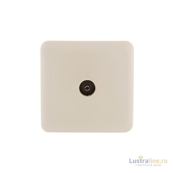 Розетка ТВ проходная Lezard Viola 751-0300-129