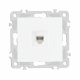 Розетка телефонная RJ11 Arte Milano 206.51-1.white