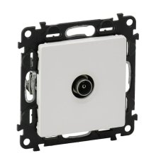 Розетка TV оконечная Legrand Valena Life белая 753460