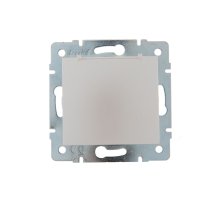 Розетка с/з с крышкой Lezard Karina 707-3088-123B