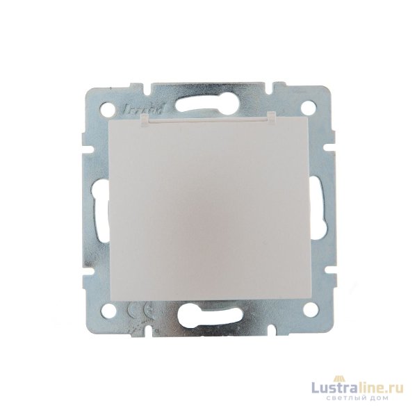 Розетка с/з с крышкой Lezard Karina 707-3088-123B