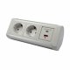 Блок розеток LK-RSA (2 секции 1 USB + 1 type-C) Mebax 00-00002873