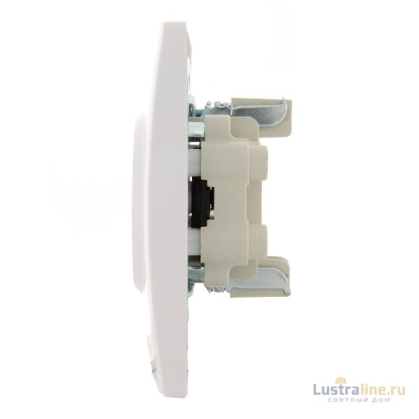 Розетка двойная б/з Lezard Karina 707-0200-128B