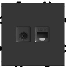 Розетка TV + компьютерная RJ-45 Stekker RST00-5106-05 Эмили 49846