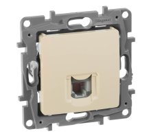 Розетка телефонная RJ11 Legrand Etika слоновая кость 672340