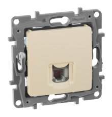 Розетка телефонная RJ11 Legrand Etika слоновая кость 672340