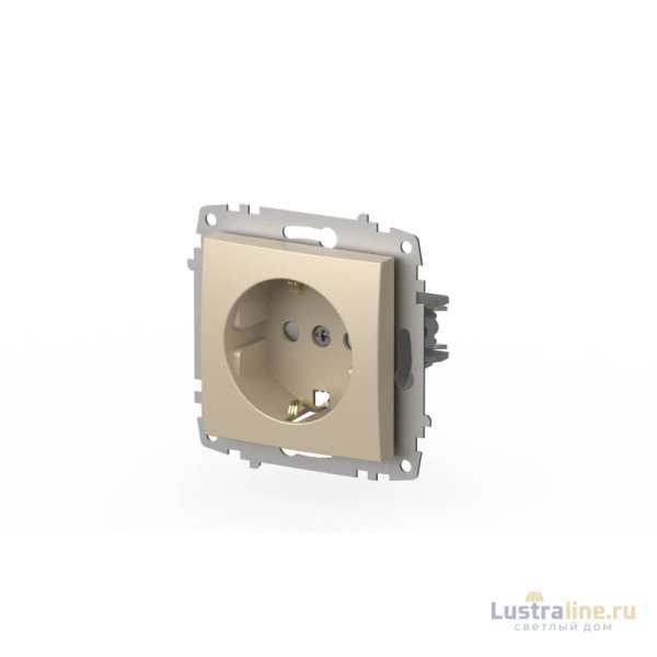 Розетка с заземлением и защитой от детей ELBI Zena Vega 609-012500-243