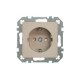 Розетка со шторками Liregus Retro 29-124