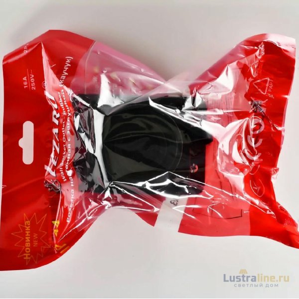 Розетка наружная прямая с заглушкой Lezard Каучук 106-0400-0103/103