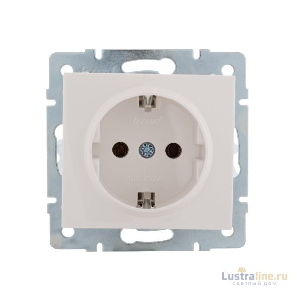 Розетка с/з Lezard Rain 703-0288-122
