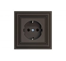 Розетка с заземлением Liregus Retro 29-021