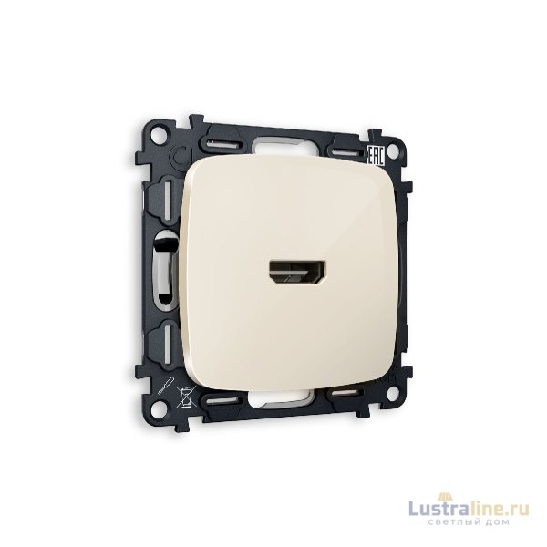 Комплект механизма розетки HDMI 2.0 40V/500mA 2.0GHz 5-18Gbit/s Ambrella Volt Omega MO314010