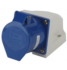 Розетка ЭРА R(OUT)-32-2P-PE-IP44 стационарная наружная 123 2Р+РЕ 32А 220В IP44 Б0032877
