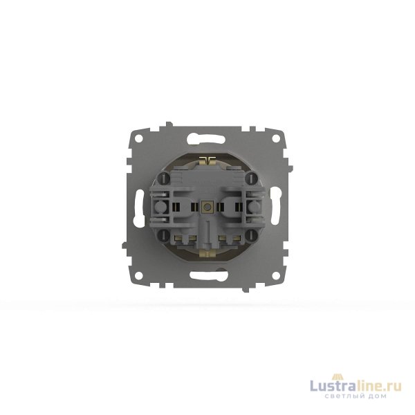 Розетка с крышкой, заземлением и защитой от детей ELBI Zena Vega 609-010300-219