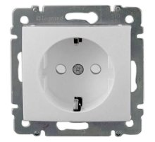 Розетка 2К+3 Legrand Valena 16A 250V с/з со шторками винтовой зажим белая 774421