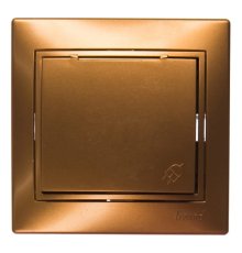 Розетка с/з с крышкой Lezard Mira 701-1313-123
