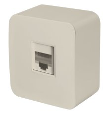 Розетка RJ-45 1-местная Stekker София MST00-20-04 49482