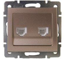 Розетка телефонная евро Lezard Rain 703-3188-137 Розетка телефонная евро Lezard Rain 703-3188-137