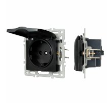 Механизм розетки влагозащищенный Arlight SCT-MCP-PL-BK (250V, 16A) 043746