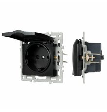 Механизм розетки влагозащищенный Arlight SCT-MCP-PL-BK (250V, 16A) 043746