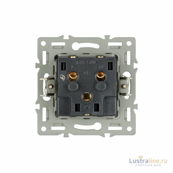 Механизм электрической розетки Arlight SCT-GP-MEU-PL-WH (250V, 16A) 043739