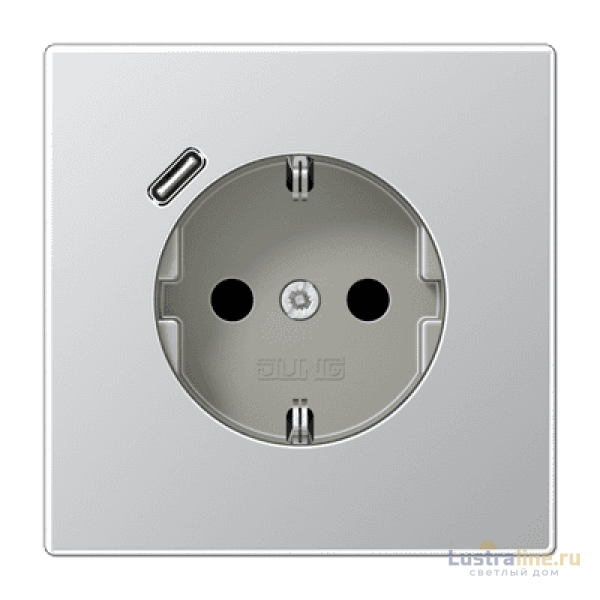 Розетка 2K+З USB Typ C Jung AL1520-18C