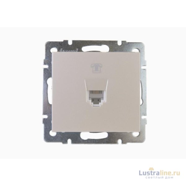 Розетка телефонная евро Lezard Rain 703-3088-137