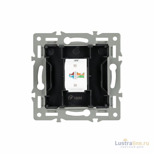 Механизм компьютерной розетки Arlight SCT-MPC1-PL-BK 045334