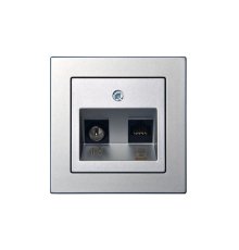 Розетка телевизионная и компьютерная (TV+Rj45) Liregus Epsilon 28-183