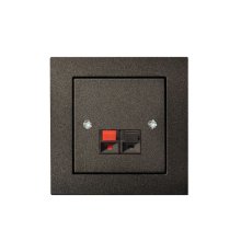 Аудио розетка одноместная Liregus Epsilon 28-114