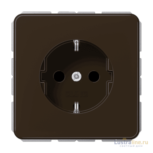 Розетка штепсельная Schuko Jung CD1520BFBR